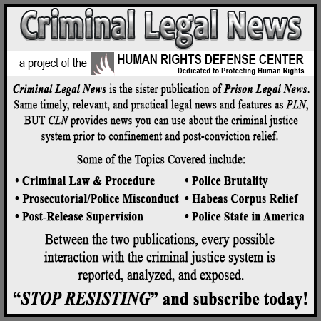 Criminal Legal News