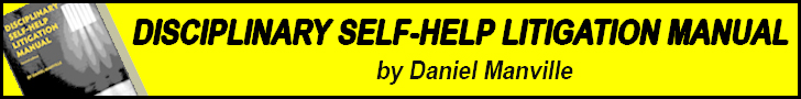 Disciplinary Self-Help Litigation Manual - Header