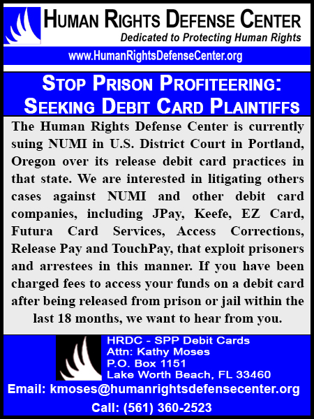 Stop Prison Profiteering Campaign Ad 2