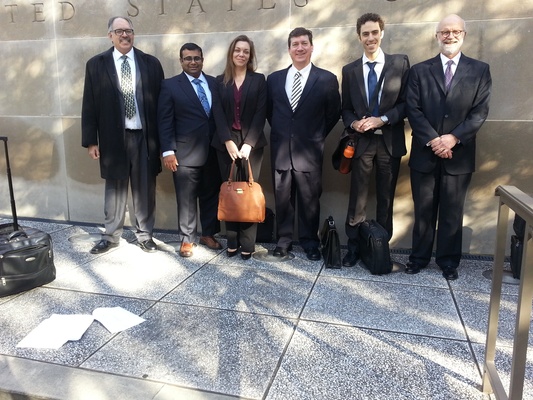 PLN legal team going to court in Florida, Jan. 2015