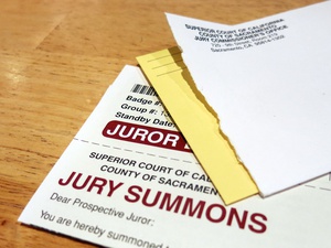 "jury summons" by Robert Couse-Baker is licensed under CC BY 2.0.